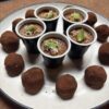 canape style desserts with italian tradition